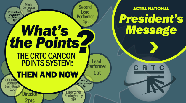 President Message about CRTC