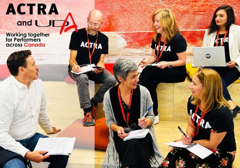 ACTRA and UDA strengthen alliance to protect performers - ACTRA National