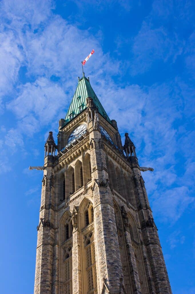 Parliament Building in Ottawa