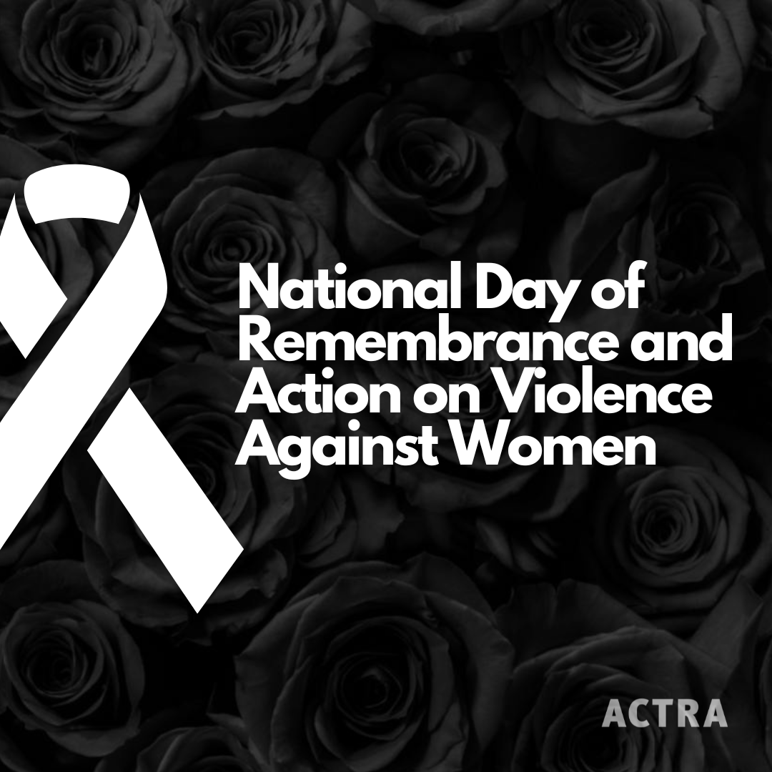 National Day of Remembrance and Action on Violence Against Women