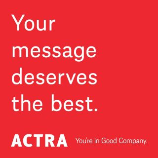 Your advertising message deserves the best messenger. So don’t let your valuable time crafting a message go to waste. Work with professional performers for TV, radio and digital commercial production. Work with ACTRA.

You’re #InGoodCompany with smart producers that hire ACTRA. 

Head to the link in our profile to learn more.