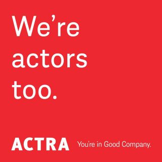 We know what it’s like. Getting up early and staying up late. Working long hours. Why? Because we’re actors too. And together we work to make things better for all performers.

ACTRA. You’re #InGoodCompany.

See link in profile to learn more.