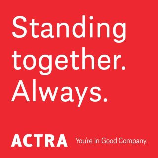 When we stand together, we make things better for all performers. And when you stand alongside your sibling performers we can fight for fair pay, respect on set, diversity and inclusion, safety, and more.

ACTRA. You’re #InGoodCompany.

See link in profile to learn more.
